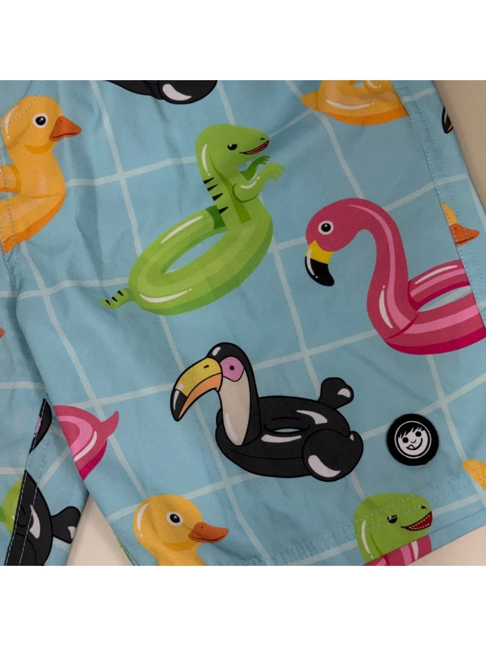 Neff XL Pool Float Print Swim Board Shorts